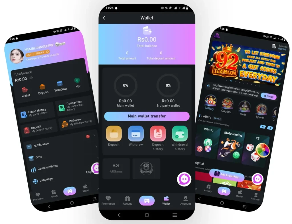 92 Strike Game APK banner image