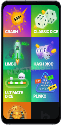 BC Game APK interface screenshot 1